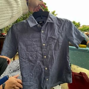 Kids button up short sleeve